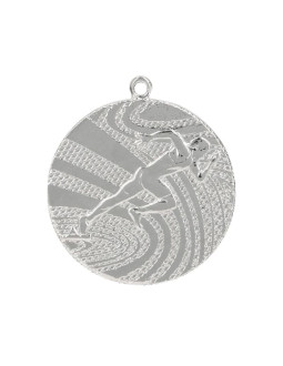 Medal srebrny - biegi - medal stalowy