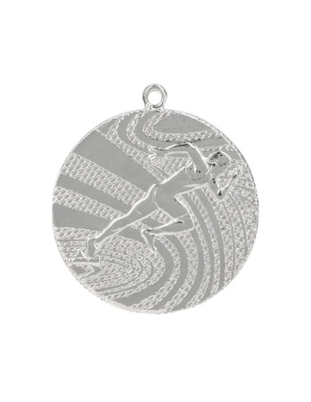 Medal srebrny - biegi - medal stalowy