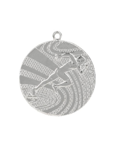 Medal srebrny - biegi - medal stalowy