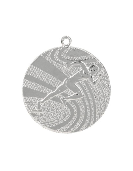 Medal srebrny - biegi - medal stalowy