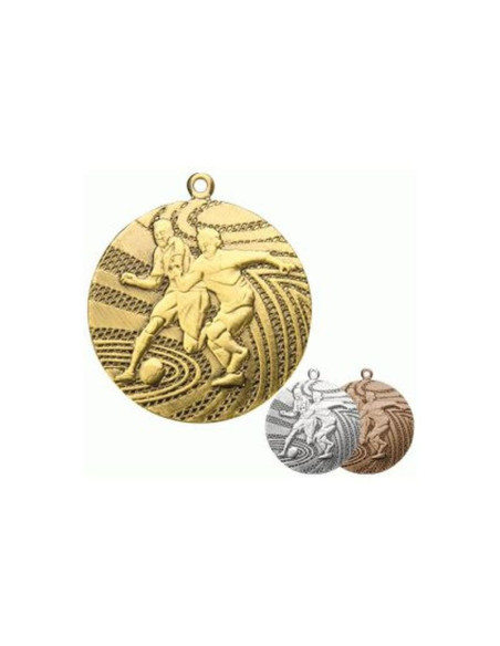 Medal złoty- piłka nożna - medal stalowy