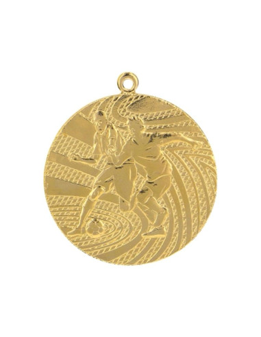 Medal złoty- piłka nożna - medal stalowy