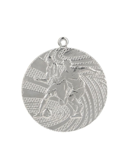 Medal srebrny- piłka nożna - medal stalowy