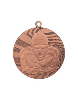 Medal brązowy - pływanie - medal stalowy
