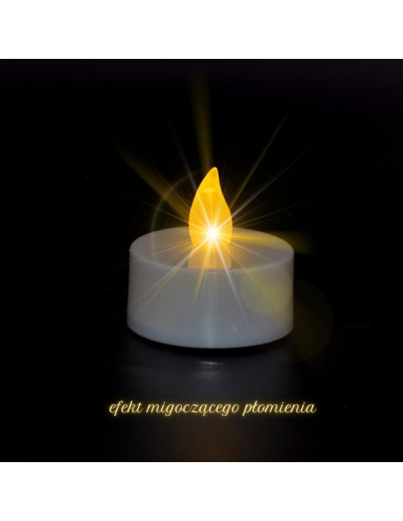 Zestaw 2 świeczek tea light led
