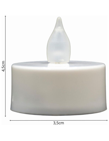 Zestaw 2 świeczek tea light led