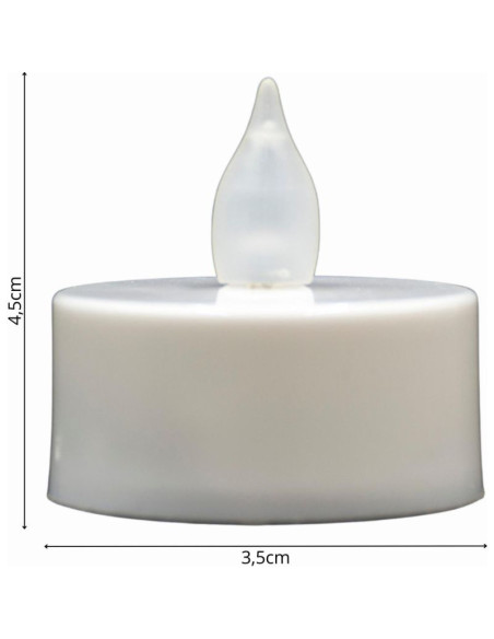 Zestaw 2 świeczek tea light led