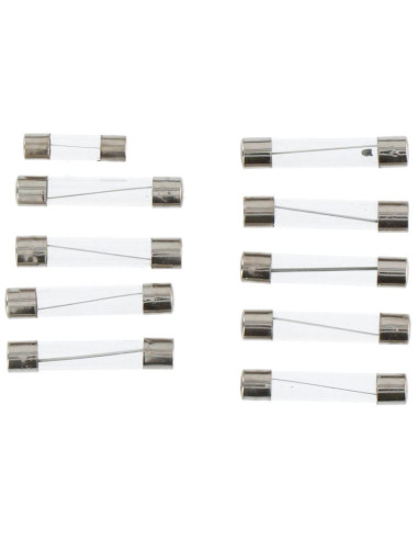 Zestaw bezpieczników szklanych dunlop 10szt