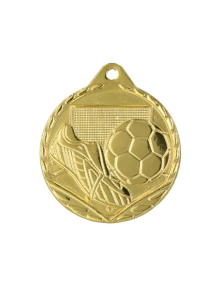 Medal stalowy złoty - piłka nożna