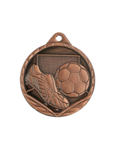 Medal stalowy brązowy - piłka nożna