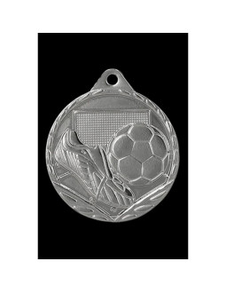 Medal stalowy srebrny - piłka nożna