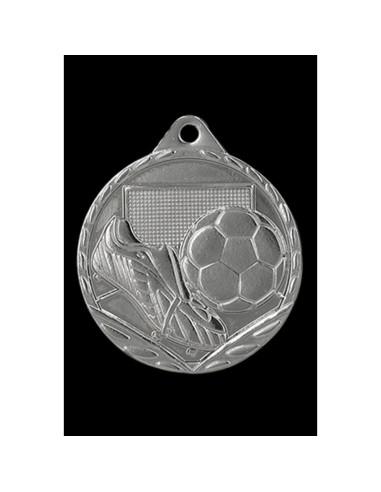 Medal stalowy srebrny - piłka nożna