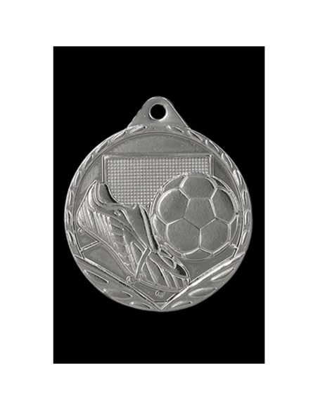 Medal stalowy srebrny - piłka nożna