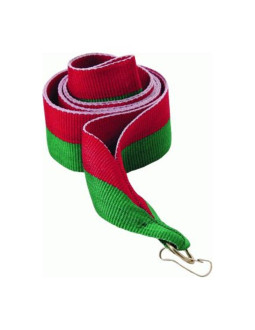 Wstążka 22 mm - czerwono-zielona 2