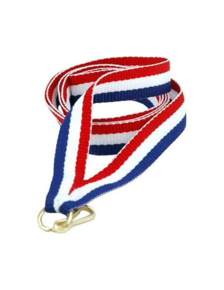 Wstążka 22 mm - czerwono-biało-niebieska