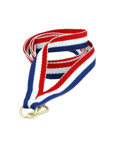 Wstążka 11 mm - czerwono-biało-niebieska