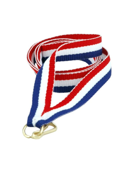 Wstążka 11 mm - czerwono-biało-niebieska