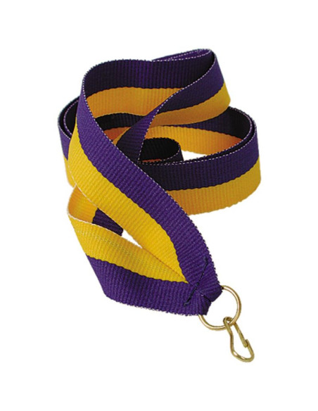 Wstążka 11 mm - żółto-niebieska