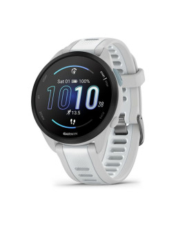 Zegarek sportowy garmin forerunner 165 music amoled 43mm mist grey whitestone