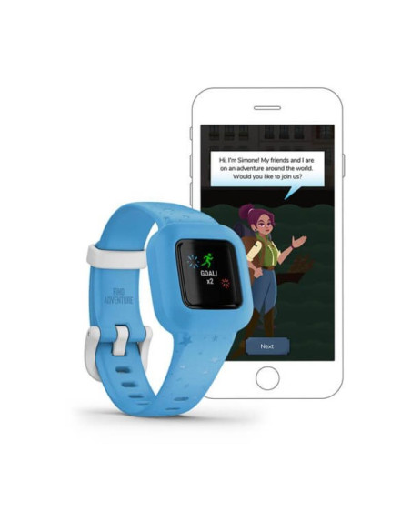 Opaska sportowa dziecięca garmin vivofit jr.3 blue stars