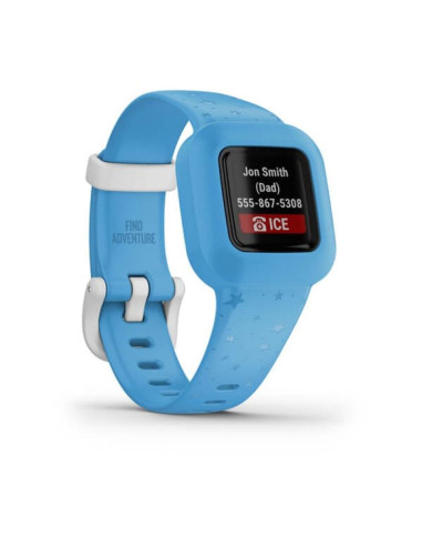 Opaska sportowa dziecięca garmin vivofit jr.3 blue stars