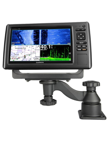 Ram mount zestaw do montażu echosondy do powierzchni płaskiej  ramię pływające ram-109hu