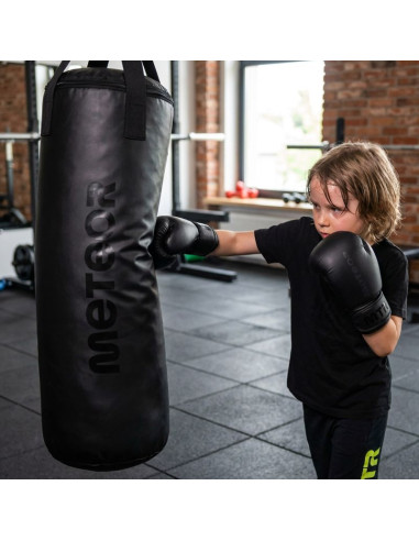 Zestaw worek bokserski 12 kg i rękawice bokserskie 6 oz meteor