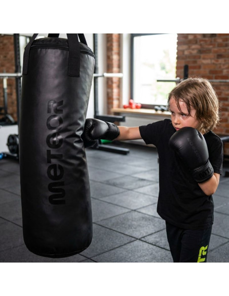 Zestaw worek bokserski 12 kg i rękawice bokserskie 6 oz meteor