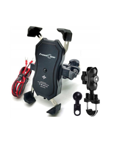 Uchwyt na telefon i ładowarka indukcyjna freedconn mc1w 15w + usb