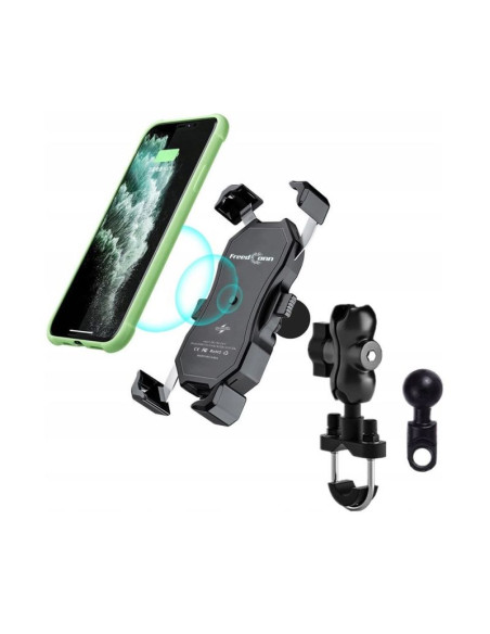 Uchwyt na telefon i ładowarka indukcyjna freedconn mc1w 15w + usb