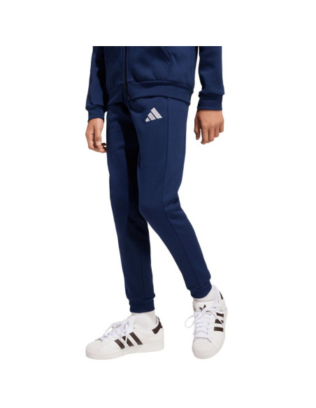Spodnie dla dzieci adidas entrada 26 sweat granatowe jz9135
