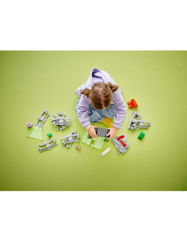 Lego duplo town 10425 tunel i tory kolejowe - zestaw rozszerzający