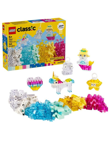 Lego classic 11040 magiczny zestaw z przezroczystymi klockami