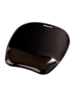 Fellowes crystal podkładka pod mysz i nadgarstek żelowa czarna 2