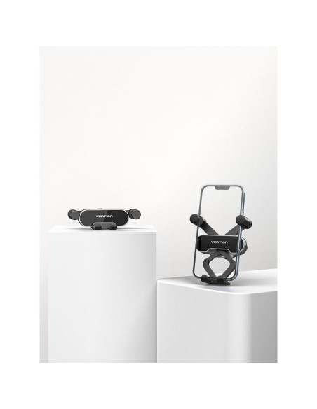 Uchwyt samochodowy do telefonu vention 4.7 do 7.2 cala czarny