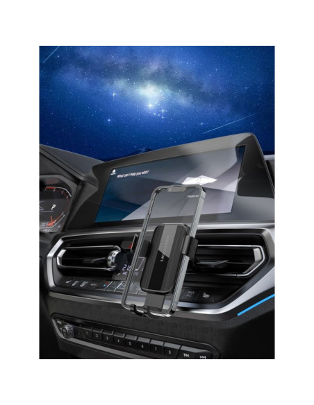 Uchwyt samochodowy do telefonu vention 4.7 do 7.2 cala czarny