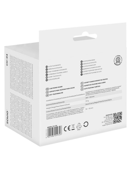 Savio samochodowy uchwyt na telefon, na szybę ch-04