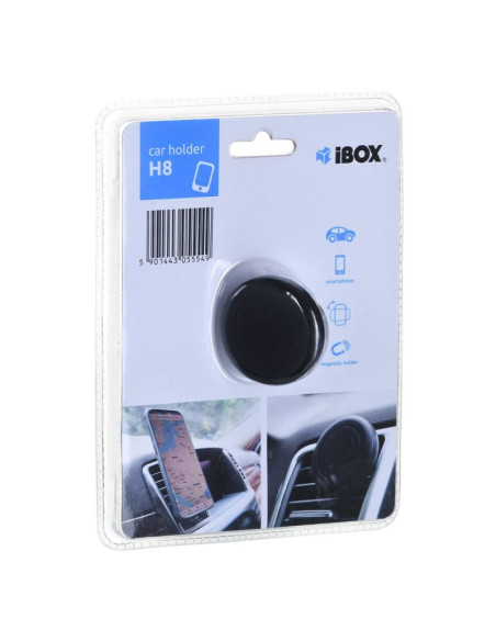 Uchwyt elastyczny na telefon ibox ich8 (kolor czarny)