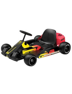 Razor ground force elite - gokart elektryczny, czarno-czerwony