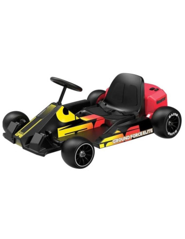 Razor ground force elite - gokart elektryczny, czarno-czerwony