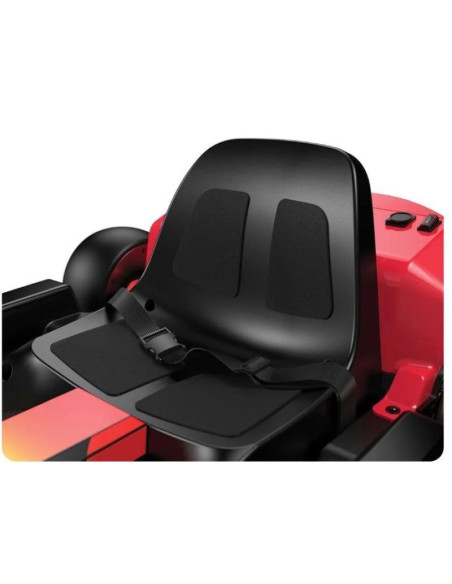 Razor ground force elite - gokart elektryczny, czarno-czerwony