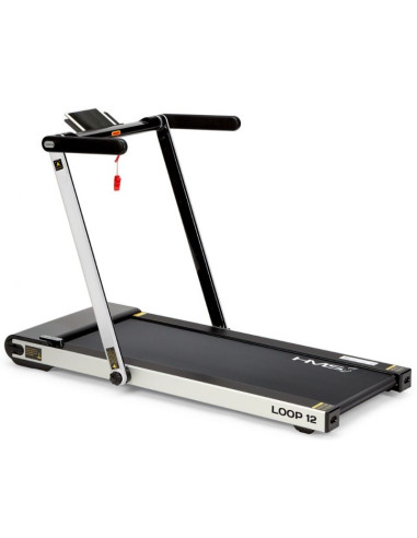 Bieżnia elektryczna z biurkiem hms loop12 multi 1-12 km/h, szara