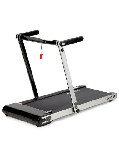 Bieżnia elektryczna z biurkiem hms loop12 multi 1-12 km/h, szara