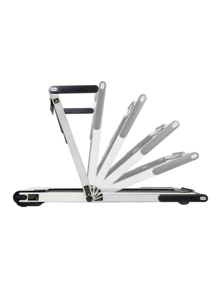 Bieżnia elektryczna z biurkiem hms loop12 multi 1-12 km/h, szara