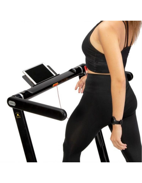 Bieżnia elektryczna z biurkiem hms loop12 multi 1-12 km/h, czarna