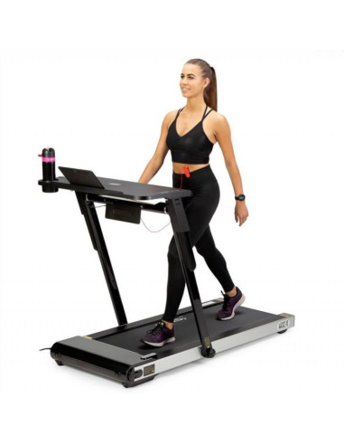 Bieżnia elektryczna z biurkiem hms loop12 multi 1-12 km/h, czarna