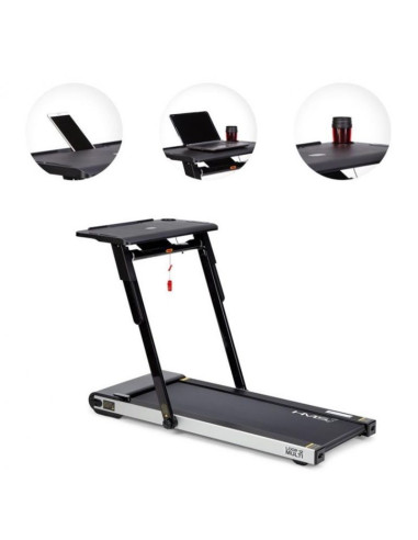 Bieżnia elektryczna z biurkiem hms loop12 multi 1-12 km/h, czarna