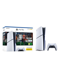 Sony playstation 5 slim disc edition 1 tb + ea sports fc 26 2