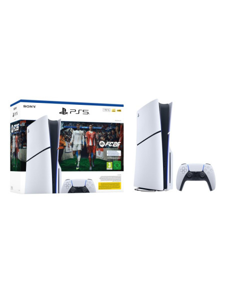 Sony playstation 5 slim disc edition 1 tb + ea sports fc 26