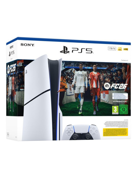 Sony playstation 5 slim disc edition 1 tb + ea sports fc 26